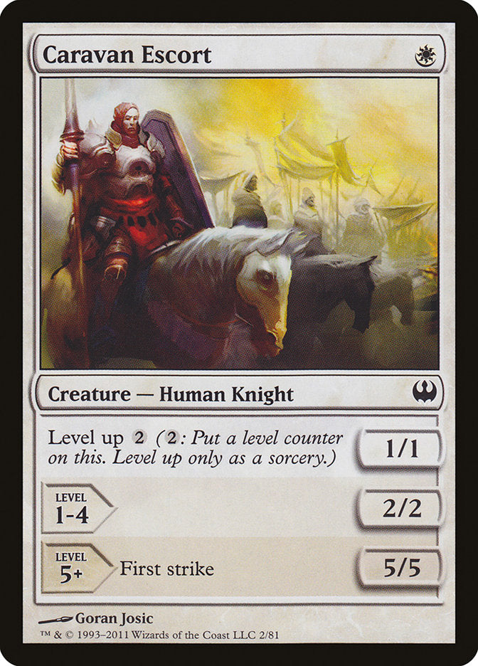 Caravan Escort [Duel Decks: Knights vs. Dragons] Magic: The Gathering