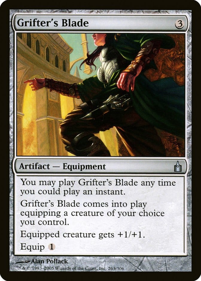 Grifter's Blade [Ravnica: City of Guilds] Magic: The Gathering