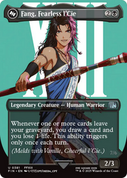 Fang, Fearless l'Cie (Borderless) [FINAL FANTASY] Magic: The Gathering