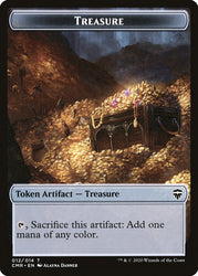 Copy (013) // Treasure Double-Sided Token [Commander Legends Tokens] Magic: The Gathering