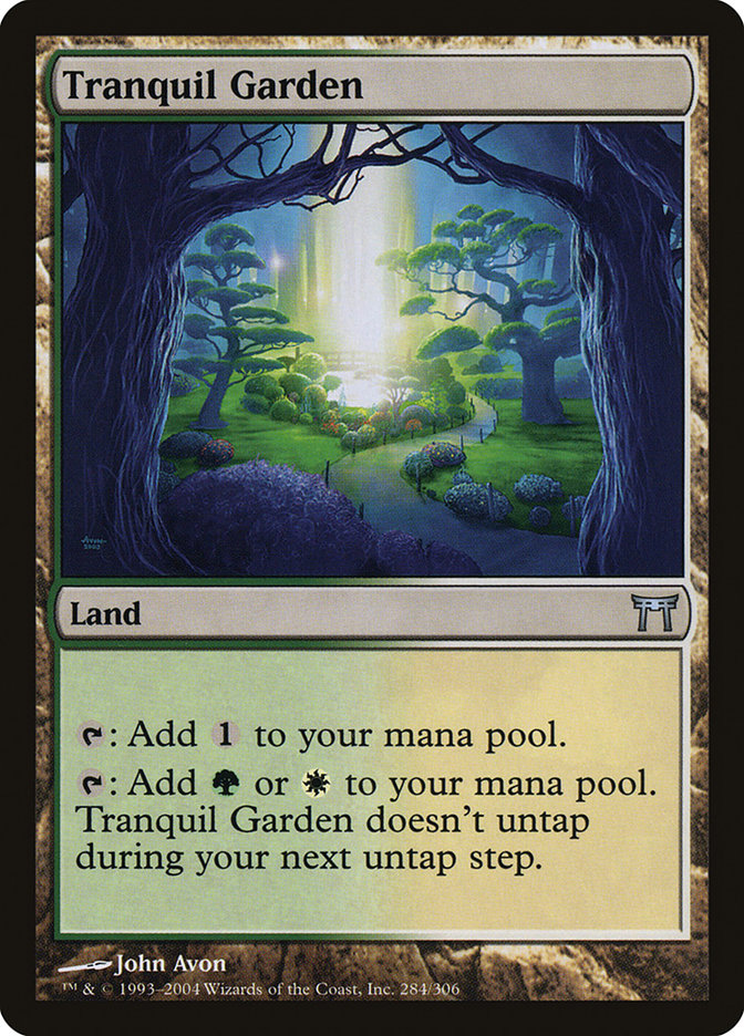 Tranquil Garden [Champions of Kamigawa] Magic: The Gathering