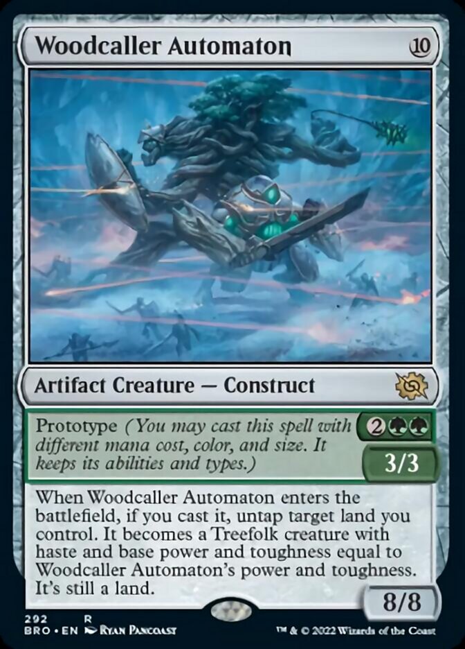 Woodcaller Automaton [The Brothers' War] Magic: The Gathering