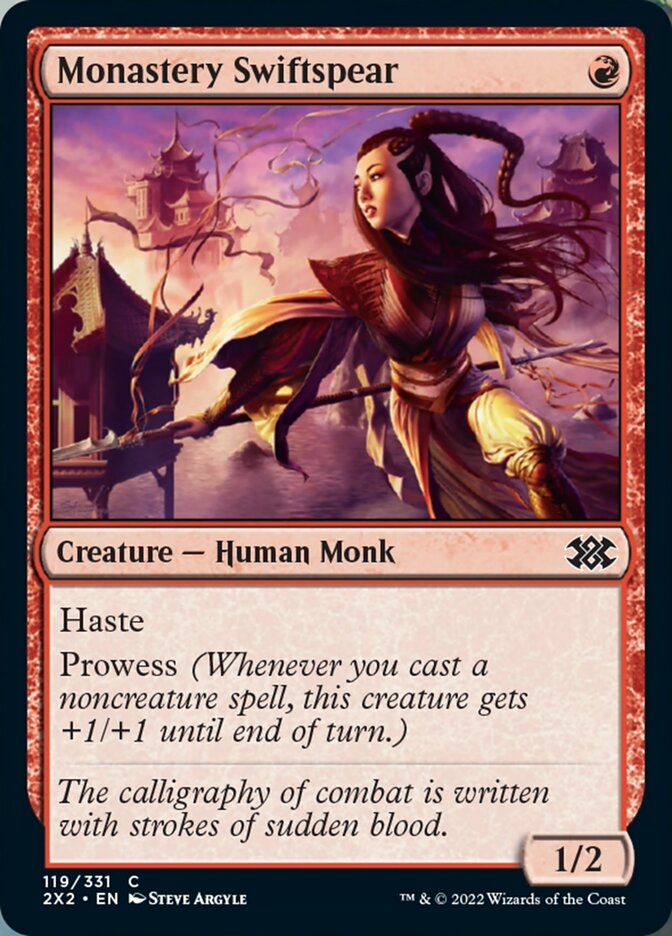 Monastery Swiftspear [Double Masters 2022] Magic: The Gathering