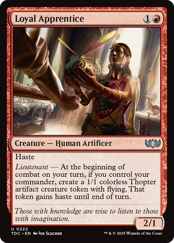 Loyal Apprentice [Tarkir: Dragonstorm Commander] Magic: The Gathering