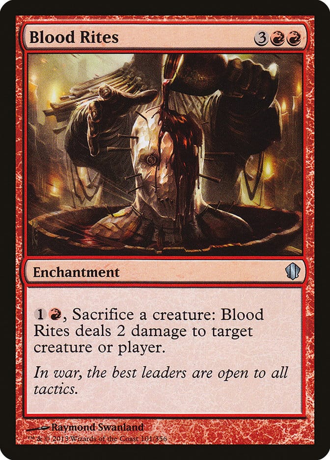 Blood Rites [Commander 2013] Magic: The Gathering