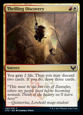 Thrilling Discovery [Strixhaven: School of Mages] Magic: The Gathering