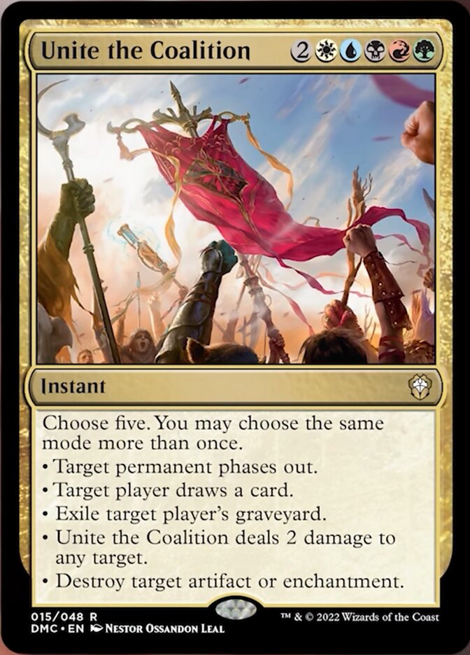 Unite the Coalition [Dominaria United Commander] Magic: The Gathering