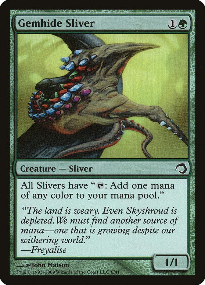 Gemhide Sliver [Premium Deck Series: Slivers] Magic: The Gathering