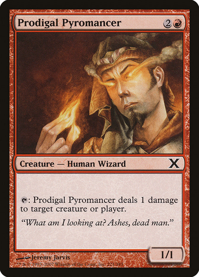 Prodigal Pyromancer [Tenth Edition] Magic: The Gathering