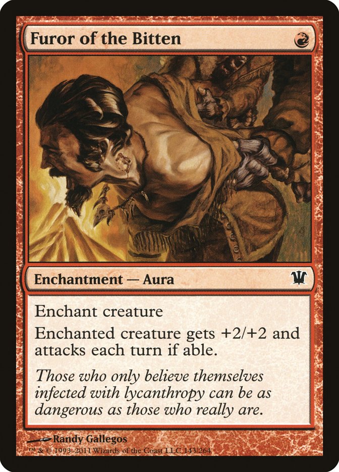 Furor of the Bitten [Innistrad] Magic: The Gathering