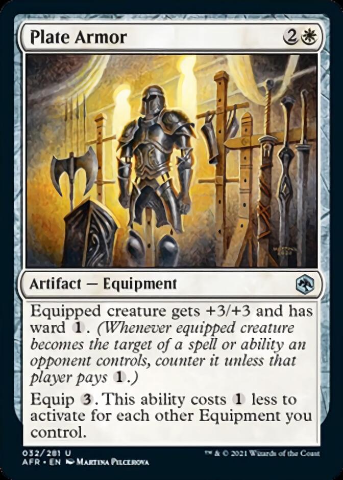 Plate Armor [Dungeons & Dragons: Adventures in the Forgotten Realms] Magic: The Gathering