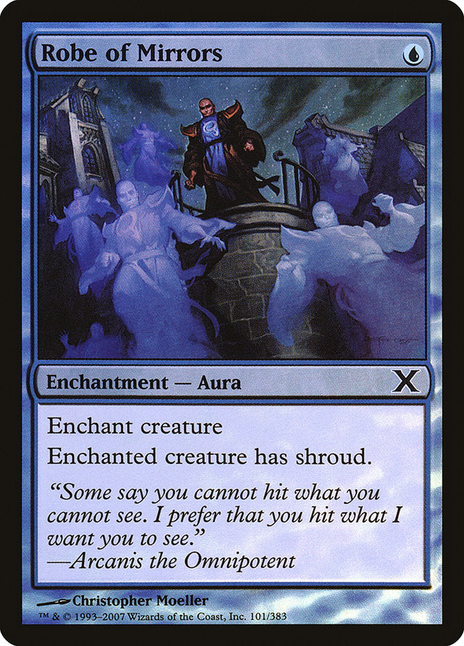 Robe of Mirrors (Premium Foil) [Tenth Edition] Magic: The Gathering