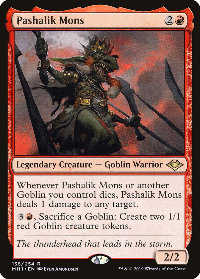 Pashalik Mons [Modern Horizons] Magic: The Gathering