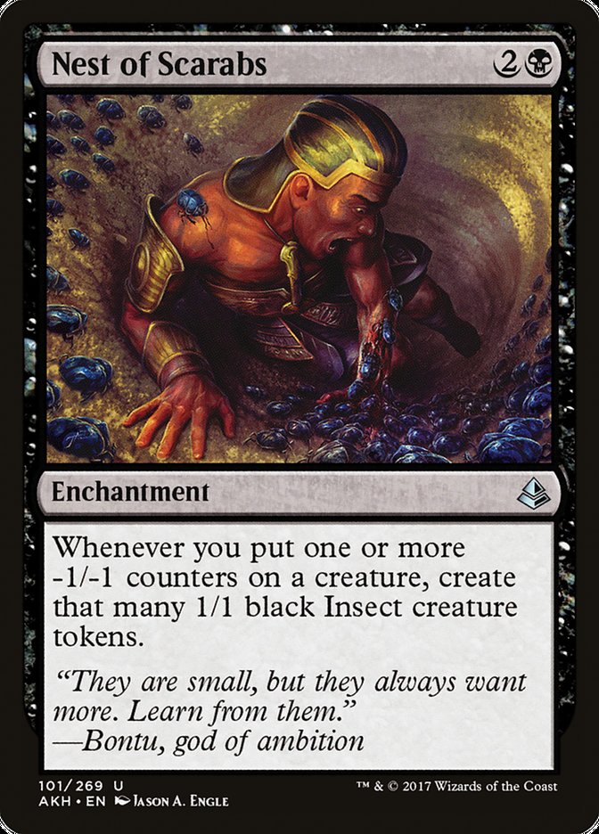 Nest of Scarabs [Amonkhet] Magic: The Gathering