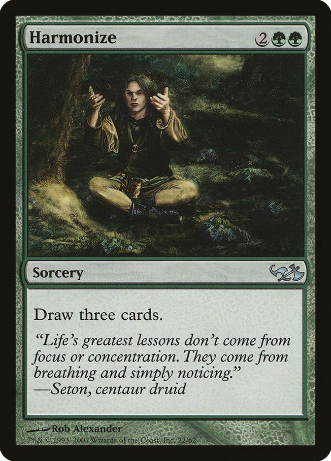 Harmonize [Duel Decks: Elves vs. Goblins] Magic: The Gathering