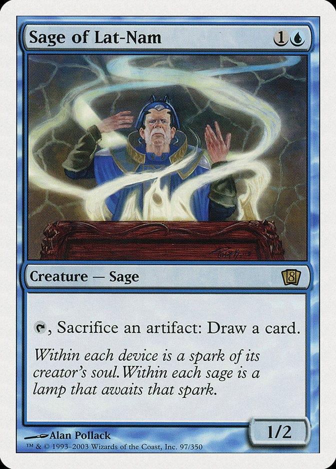 Sage of Lat-Nam [Eighth Edition] Magic: The Gathering