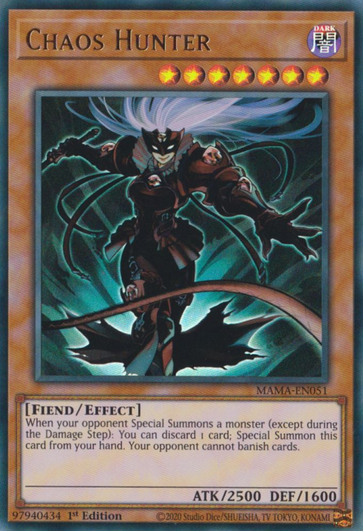 Chaos Hunter [MAMA-EN051] Ultra Rare - Yugioh Cards For Your TCG Needs!
