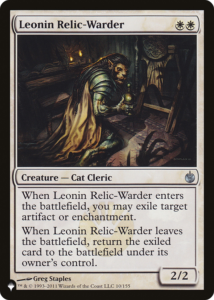 Leonin Relic-Warder (MBS) [The List] Magic: The Gathering