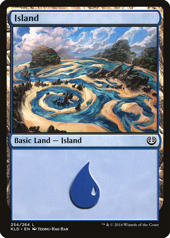 Island (254) [Kaladesh] Magic: The Gathering