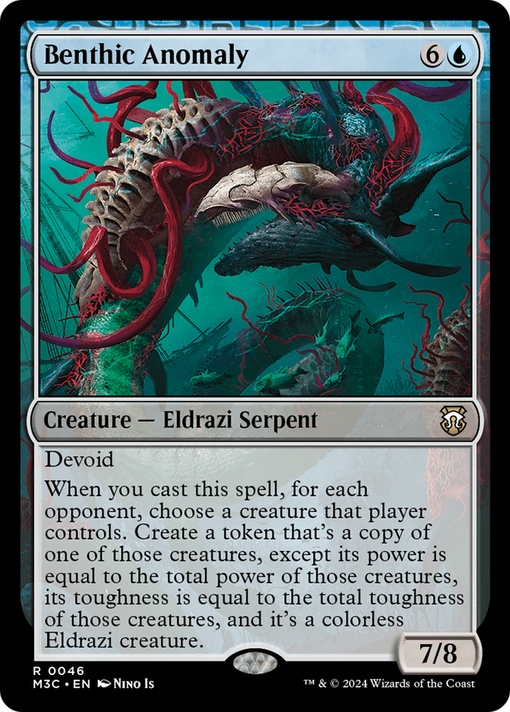Benthic Anomaly (Ripple Foil) [Modern Horizons 3 Commander] Magic: The Gathering