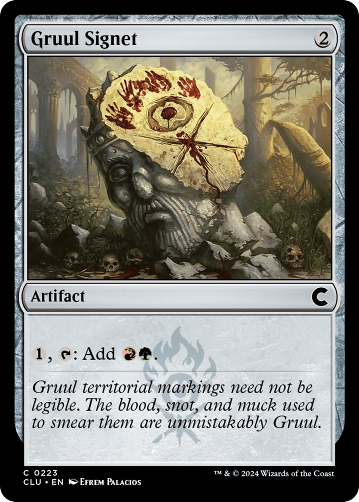 Gruul Signet [Ravnica: Clue Edition] Magic: The Gathering