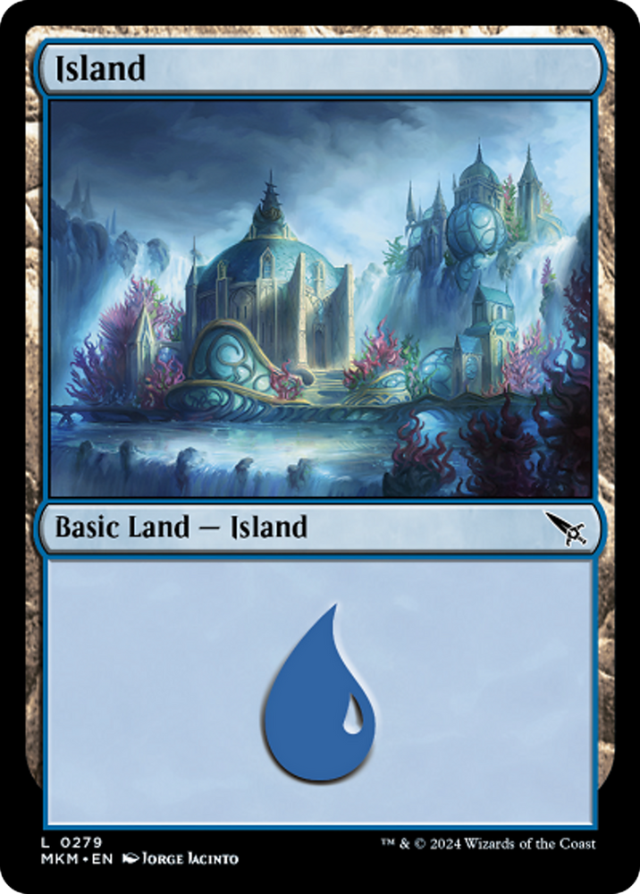 Island (0279) [Murders at Karlov Manor] Magic: The Gathering
