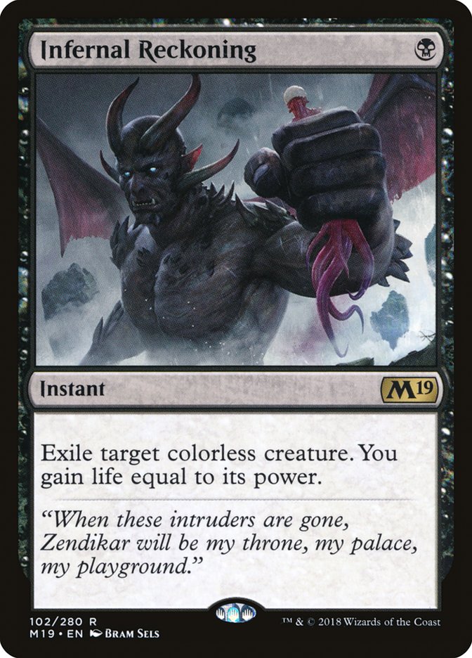 Infernal Reckoning [Core Set 2019] Magic: The Gathering
