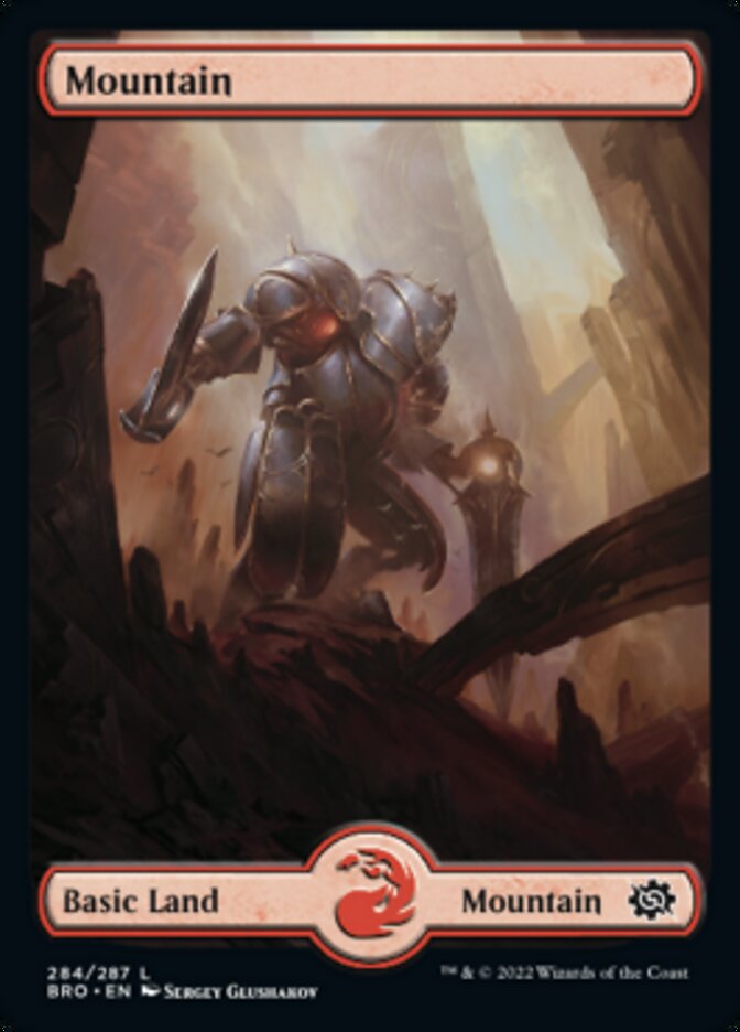 Mountain (284) [The Brothers' War] Magic: The Gathering