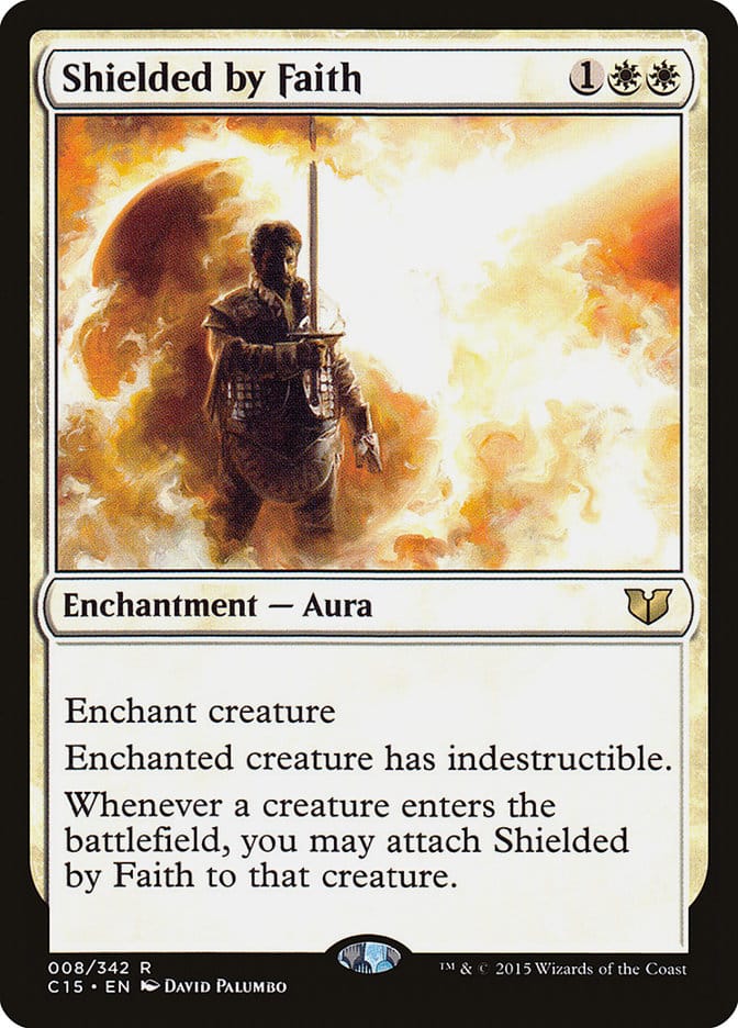 Shielded by Faith [Commander 2015] Magic: The Gathering