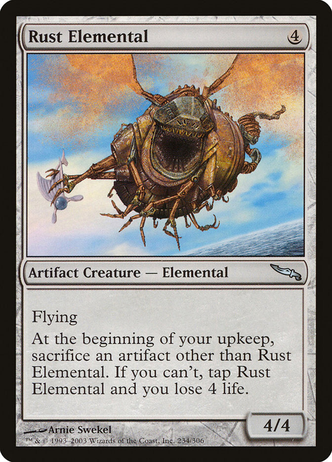 Rust Elemental [Mirrodin] Magic: The Gathering