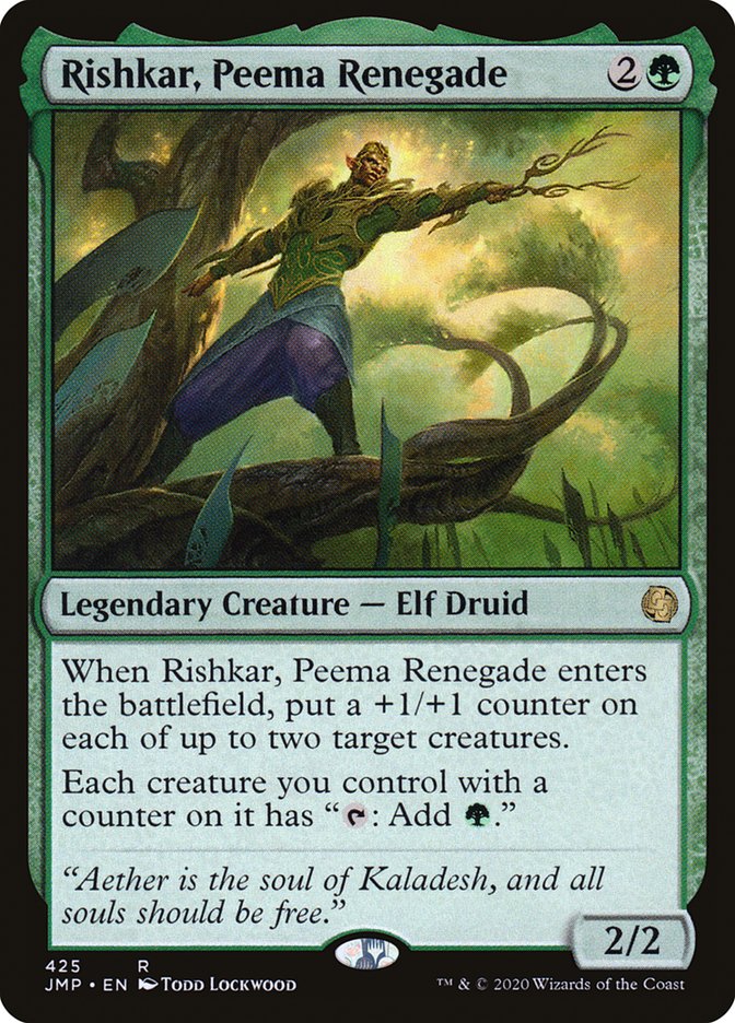 Rishkar, Peema Renegade [Jumpstart] Magic: The Gathering