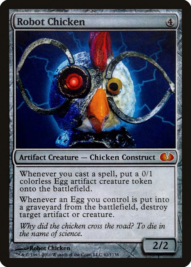 Robot Chicken [Celebration Cards] Magic: The Gathering