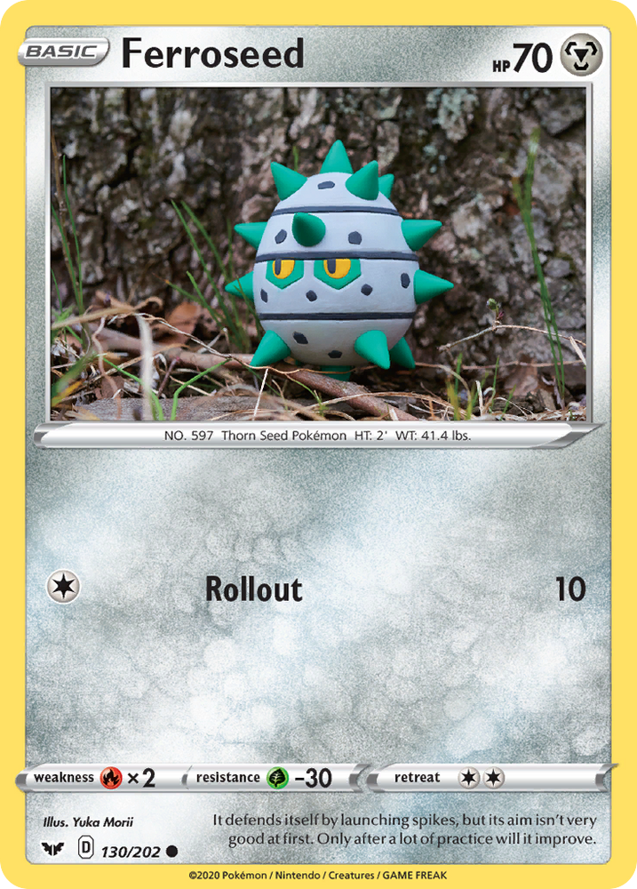 Ferroseed (130/202) [Sword & Shield: Base Set] Pokémon