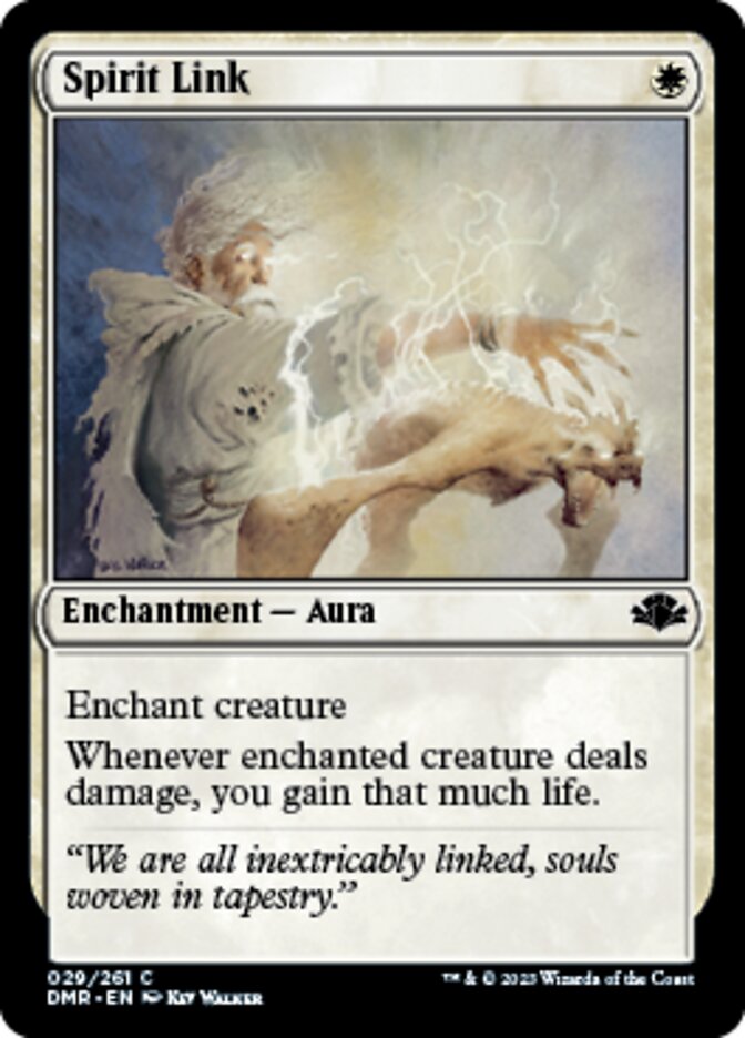 Spirit Link [Dominaria Remastered] Magic: The Gathering