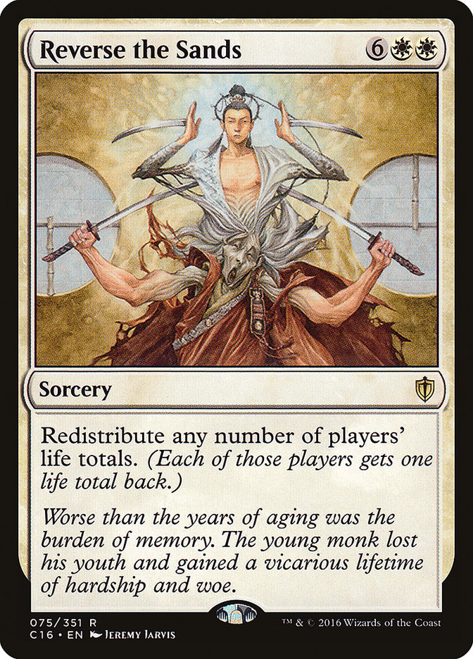 Reverse the Sands [Commander 2016] Magic: The Gathering