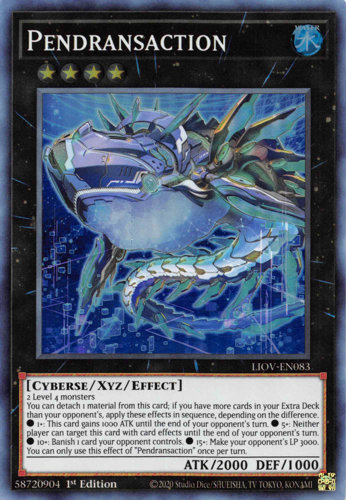 Pendransaction [LIOV-EN083] Super Rare - Yugioh Cards For Your TCG Needs!