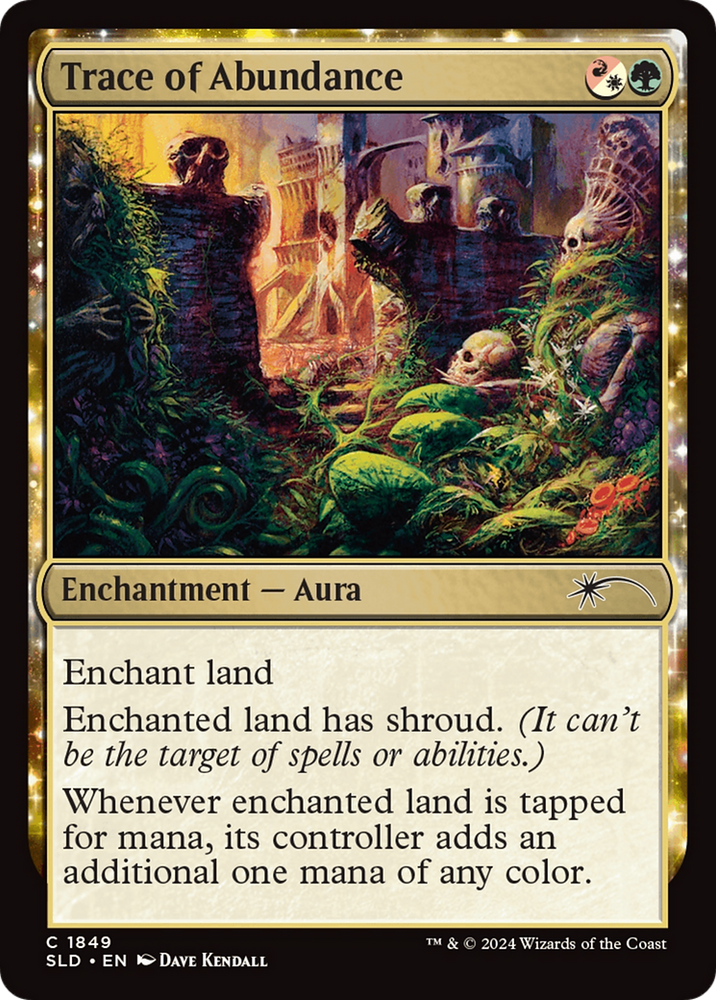 Trace of Abundance [Secret Lair Drop Series] Magic: The Gathering