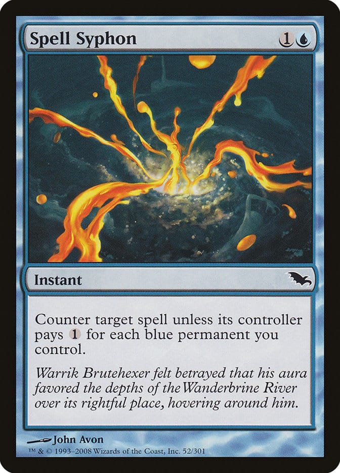 Spell Syphon [Shadowmoor] Magic: The Gathering