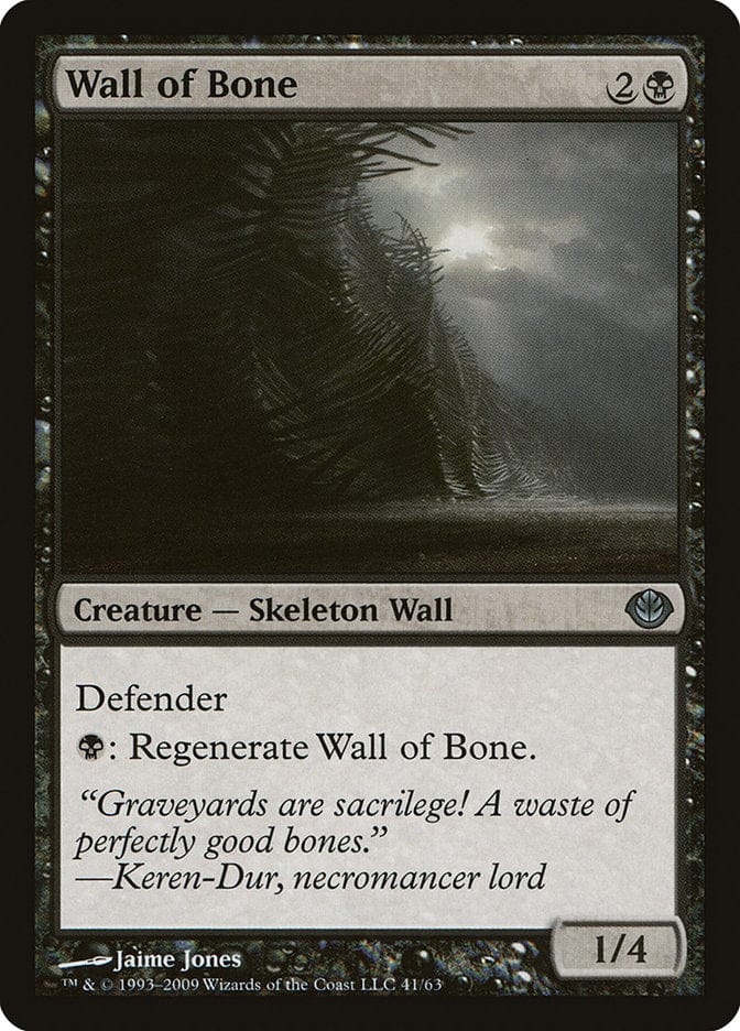 Wall of Bone [Duel Decks: Garruk vs. Liliana] Magic: The Gathering