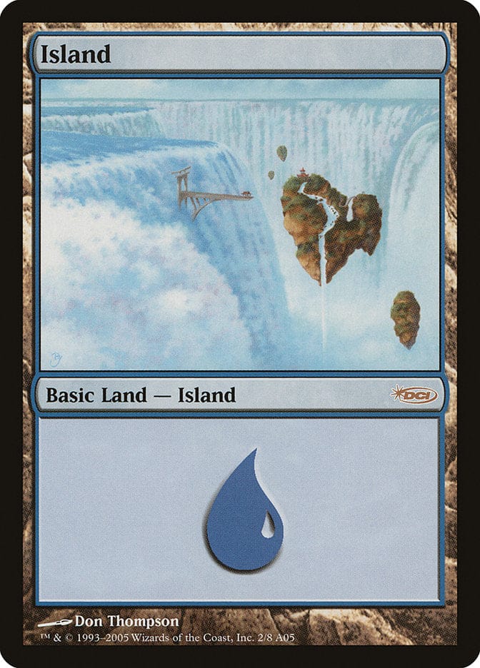 Island (2) [Arena League 2005] Magic: The Gathering