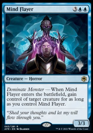 Mind Flayer (Promo Pack) [Dungeons & Dragons: Adventures in the Forgotten Realms Promos] Magic: The Gathering