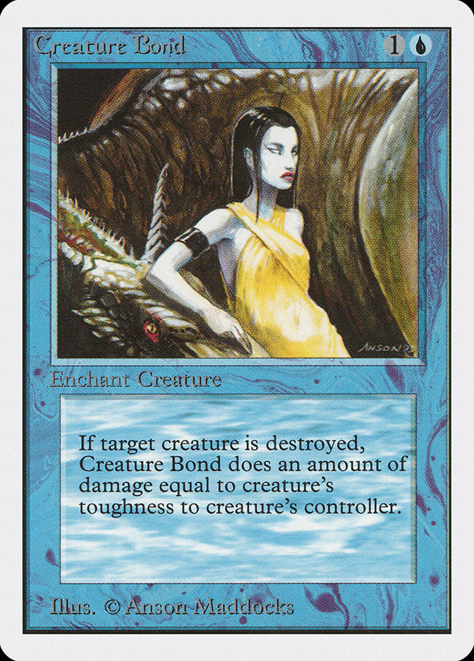 Creature Bond [Unlimited Edition] Magic: The Gathering
