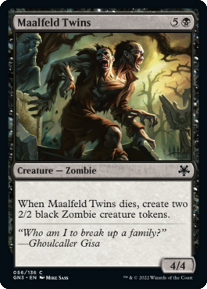 Maalfeld Twins [Game Night: Free-for-All] Magic: The Gathering