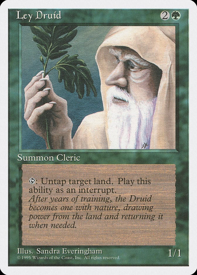 Ley Druid [Fourth Edition] Magic: The Gathering