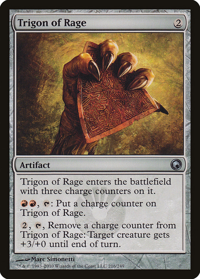 Trigon of Rage [Scars of Mirrodin] Magic: The Gathering