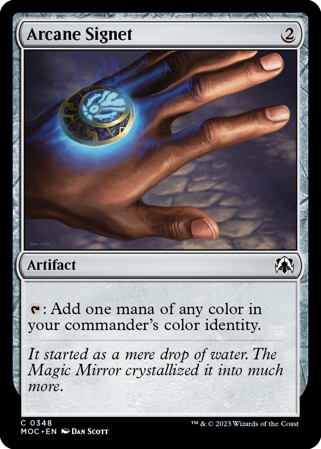 Arcane Signet [March of the Machine Commander] Magic: The Gathering