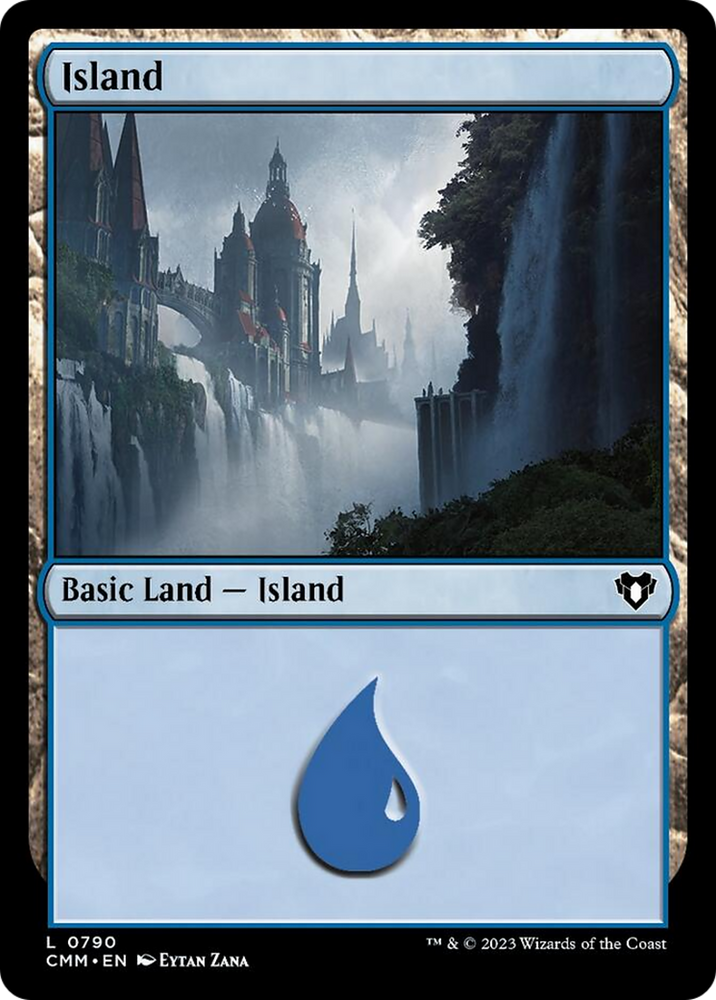 Island (790) [Commander Masters] Magic: The Gathering