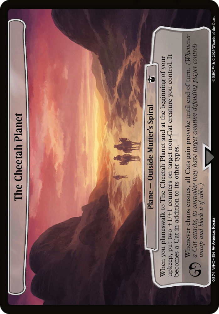 The Cheetah Planet [Doctor Who] Magic: The Gathering