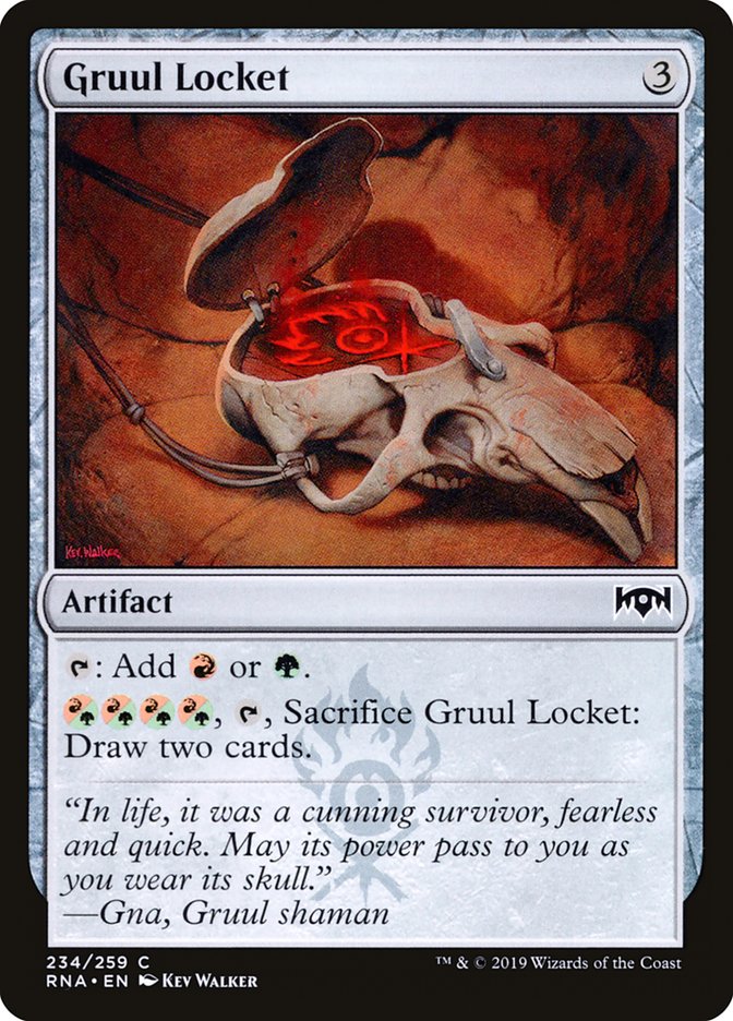 Gruul Locket [Ravnica Allegiance] Magic: The Gathering