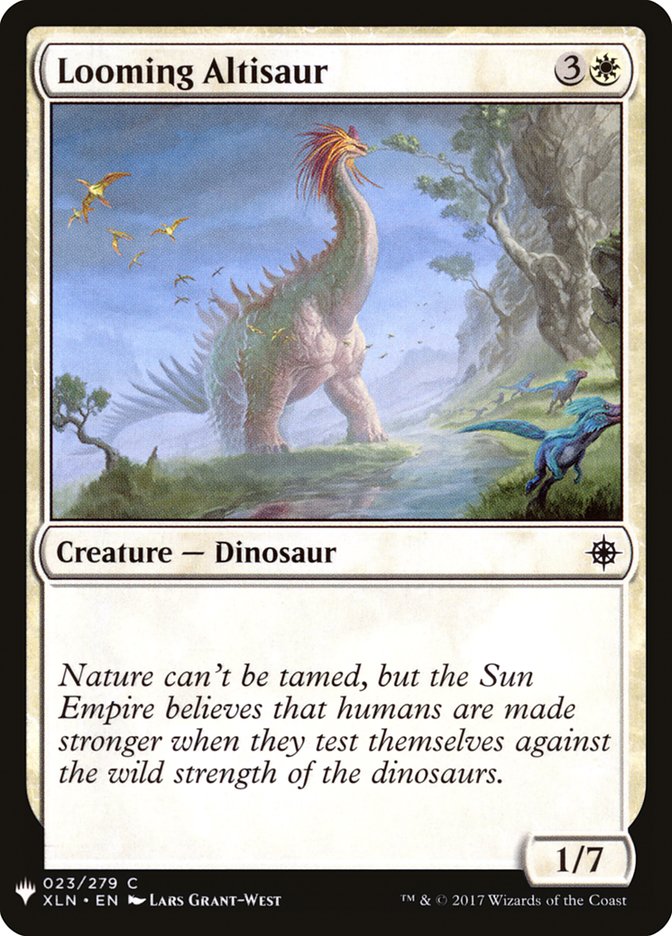 Looming Altisaur [Mystery Booster] Magic: The Gathering